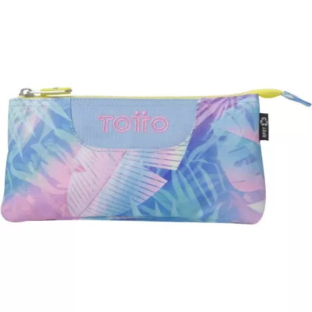 Estuche TOTTO 3 Compartimentos, Resistente, Estampado Prisma