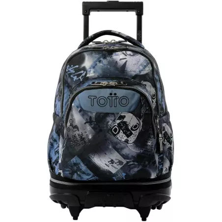 TOTTO Mochila Escolar Ruedas Desmontables 26L Porta PC 15.4"