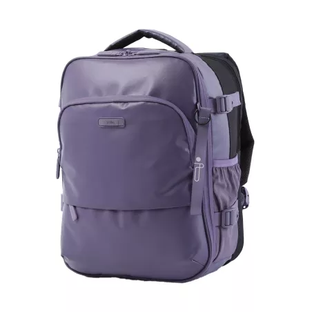 Mochila TOTTO Viaje 16L Morado Organizador Laptop 16"
