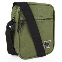 Bandolera Hombre VERDE KAKI LOIS 19x15x6 cm Poliéster Resistente Temporada 2024 LICENCIA OFICIAL