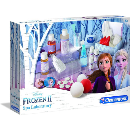 Frozen Clementoni Laboratorio de Belleza de Elsa 2 - Personaliza Perfumes, Jabones y Bombas de Baño