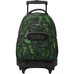 Mochila Escolar TOTTO Ruedas 26L PC 14" Jhony Jungle