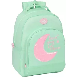 Blackfit8 MOON Mochila Infantil Verde Reciclado Resistente - 2 Años Garantía
