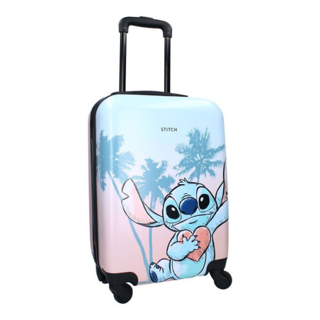 Maleta Vadobag Stitch Disney Oficial - Cabina ABS Ultraligera - 4 Ruedas - 46x33x21 Cm - 32 L