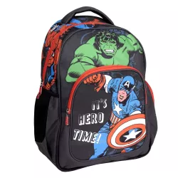 Mochila Escolar Mediana Los Vengadores – Cerdá, Espalda Ergonómica, Adaptable a Carro, Multicolor
