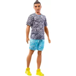 Barbie Ken Fashionista Muñeco Look Bandana +3 Años (Mattel HJT09)