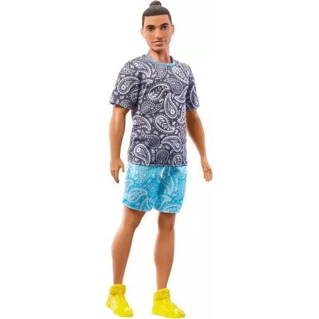 Barbie Ken Fashionista Muñeco Look Bandana +3 Años (Mattel HJT09)