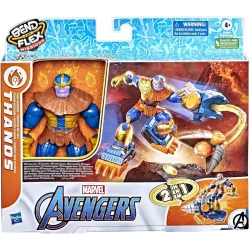 Hasbro Marvel Avengers Thanos Bendable Toy 15cm for Kids Ages 4+ Multicolor