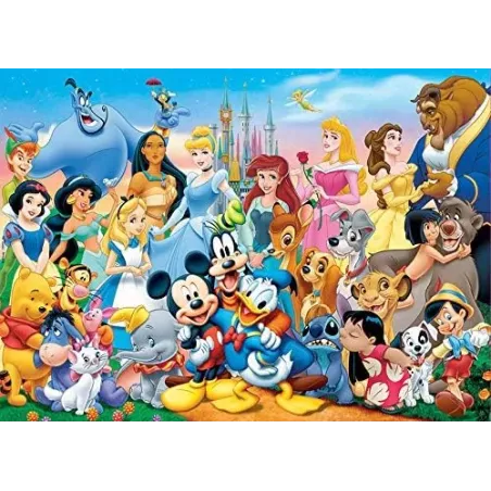 Puzzle Educa Disney 100 Piezas Multicolor - El Maravilloso Mundo (12002)