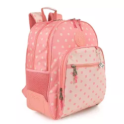 Mochila Escolar Triple Compartimento SKPAT Lunares, Gran Capacidad