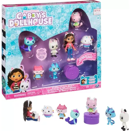 Set 7 Figuras Deluxe Gabby's Dollhouse Juguetes Niñas 3+ Regalo Ideal