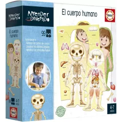 Juego Educativo Cuerpo Humano Educa 4+ Años - Aprender es Divertido 18701