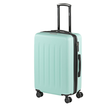 Maleta Mediana SKPAT - Lisboa, Verde Mint, 64 cm, Expansible, ABS, Cerradura TSA, Ruedas 360°