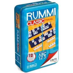 Cayro Rummi Clásico Juego de Mesa Viaje Niños Adultos 2-4 Jugadores