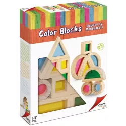 Cayro Color Blocks Montessori Multicolor Juguete Educativo Formas y Colores Niños