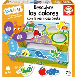 Juego Educativo Infantil Educa Mariposa Greta - Estimula Percepción y Coordinación