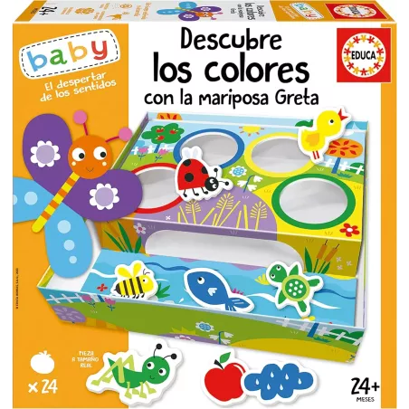 Juego Educativo Infantil Educa Mariposa Greta - Estimula Percepción y Coordinación