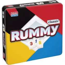 Rummy Classic Falomir en Caja de Lata Multicolor - Juego de Mesa 31062