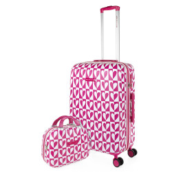 Maleta Agatha Ruiz de la Prada Mirror 4 Ruedas TSA, 2 Años de Garantía