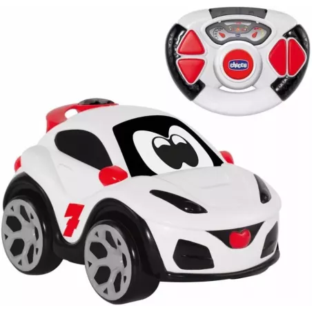 Coche RC Chicco Rocket Crossover Blanco, Volante Ergonómico, Niños 2-6 Años