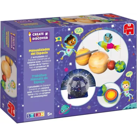 Kit Manualidades Espacio Jumbo Create & Discover Niños +5 Años Español