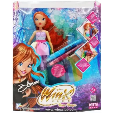 Muñeca Winx Club Mechas Mágicas Bizak 62551232 Juguete Niñas 3+ Años