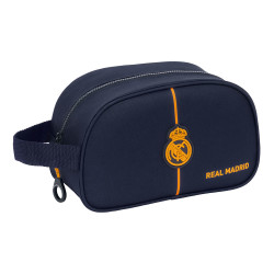 Neceser Real Madrid Azul Marino 2ª EQUIPACIÓN 24/25 – Escolar Infantil Mediano, 26x12x15 cm, 5L