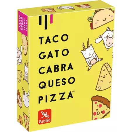 Juego de Mesa Ludilo Taco Gato Cabra Queso Pizza - Niños 8+ Años, 3-8 Jugadores