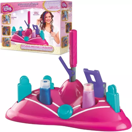 Bizak Estudio de Mechas y Rizador para Niñas - Juguete Creativo 35005027