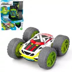Exost Formula 360 Cross Flash RC con Luces, Salta y Gira, Bizak 8432752049372