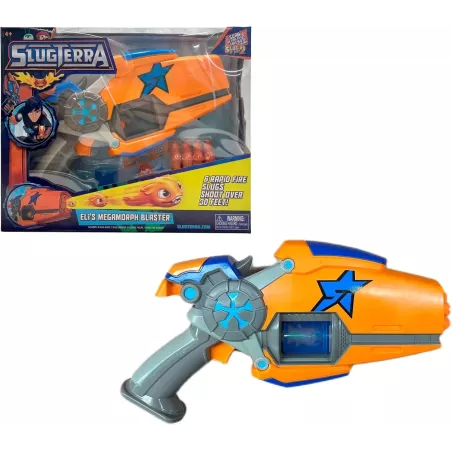 Slugterra Eli's Megamorph Blaster, Juguete de Acción con Disparos y Transformación