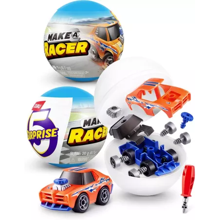 Bola Sorpresa Make a Racer - Monta Tu Coche - Juguete Creativo para Niños