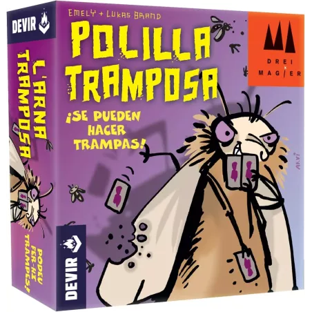Polilla Tramposa Juego de Cartas Devir - Rápido y Divertido para Niños y Fiestas