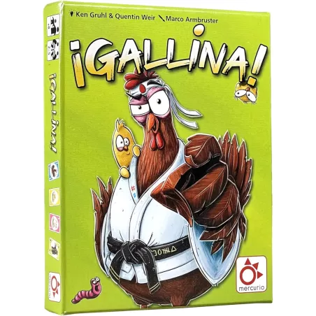 Juego de Mesa ¡Gallina! - Diversión Didáctica para Niños y Adultos en Viajes
