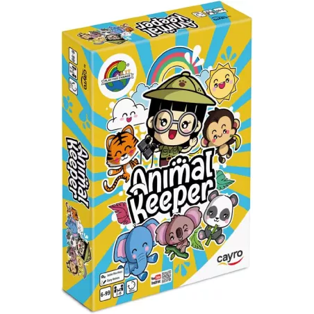 Juego de Cartas Educativo Cayro Animal Keeper 2-6 Personas Habilidades Matemáticas