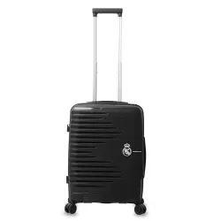Maleta de Cabina Rígida Real Madrid Negro 360° PP Totto