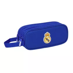 Portatodo Triple Real Madrid Azul 21x8,5x7cm