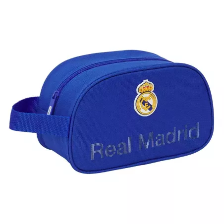 Neceser Real Madrid Azul 1 Asa Adaptable Carro 26x15x12 cm