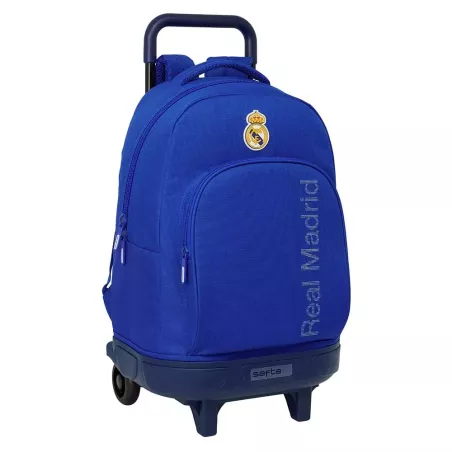 Mochila Real Madrid con Ruedas Azul 2026 Oficial