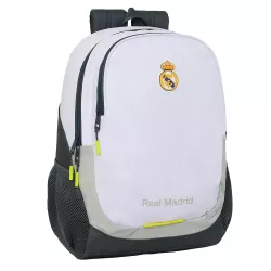 Mochila Escolar Real Madrid 25/26 Adaptable a Carro