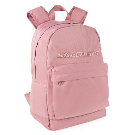 Mochila Lisa Rosa Empolvado Skechers – Ligera y Funcional, Diseño Minimalista, Poliéster, 31x41x15cm