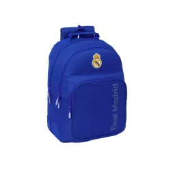 Mochila Escolar Real Madrid Doble 42 cm Adaptable Carro
