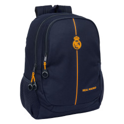 MOCHILA REAL MADRID Azul Marino 2ª EQUIPACION 24/25 Escolar 20L 42cm Safta LICENCIA OFICIAL