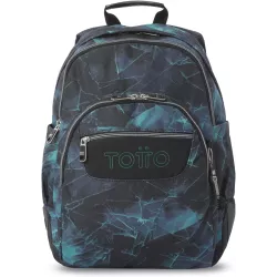 Mochila Escolar Totto Rayol Gelido - Doble Compartimento Refuerzos Engomados