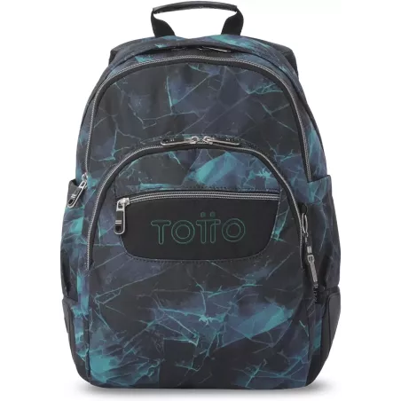 Mochila Escolar Totto Rayol Gelido - Doble Compartimento Refuerzos Engomados