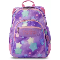 Mochila Escolar Totto Rayol Ster - Doble Compartimento Refuerzos Engomados
