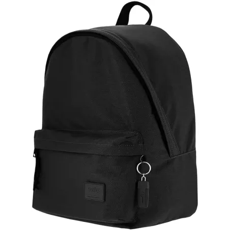 Pack Mochila + Estuche Totto Kalex Negro - Conjunto Escolar