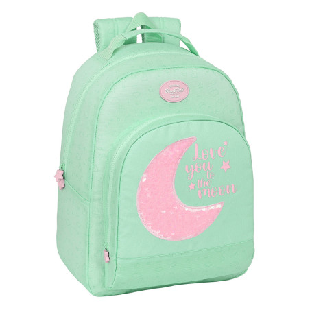 Blackfit8 MOON Mochila Infantil Verde Reciclado Resistente - 2 Años Garantía