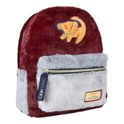 Mochila El Rey León Pelito 38 cm Simba Unisex - Calidad y Resistencia Cerdá Licencia Disney