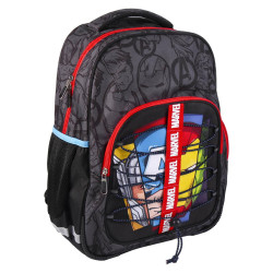 Mochila VENGADORES Marvel AVENGERS Escolar 42CM Adaptable a Carro con Bolsillo Térmico